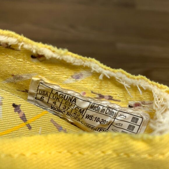 Vionic Beach “Laguna Sun” Canvas Women’s Slip On US6 / EUR 37 Shoes - Picture 8 of 10